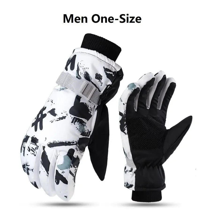 Ski gloves for men, winter waterproof, windproof, warm, sports, motorcycle, outdoor riding gloves Accessories