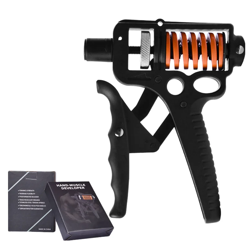 5-165Kg Adjustable Heavy Hand Grip Exercise Strengthener Gripper Finger Expander Arm Wrist Forearm Trainers Fitness Steel Spring