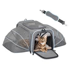 Expandable pet carriers