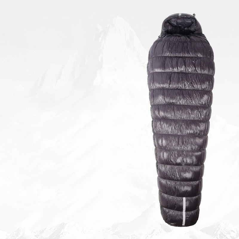 For Camping Outdoor Adult Plus Duck Down Caterpillar Warm Four Seasons Down Sleeping Bag