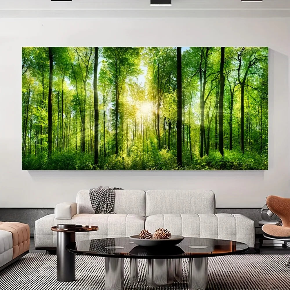 Inspired oil painting art Classic abstract, 1.5 inch thick solid wood pine frame, suitable for interior decoration