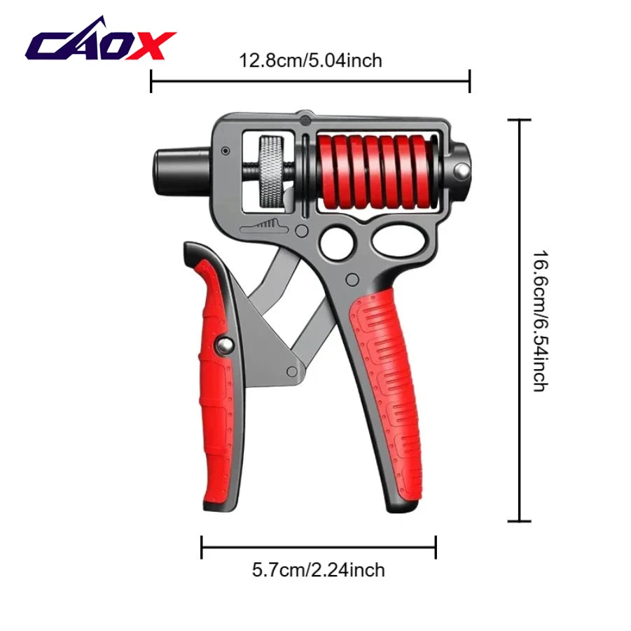 5-165Kg Adjustable Heavy Hand Grip Exercise Strengthener Gripper Finger Expander Arm Wrist Forearm Trainers Fitness Steel Spring