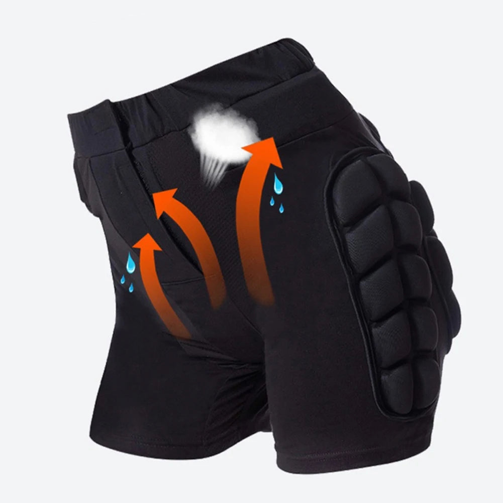 3D Ski Hip Protector Pants Breathable Winter Snowboarding Impact Shorts EVA Short Pants Ski Ice Skating Roller Snowboard Gear