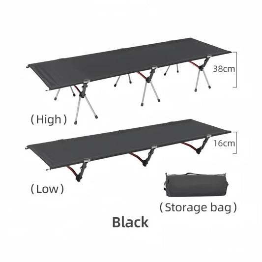 Outdoor Camping Ultralight  Field Bed Portable Aluminum Alloy Folding Bed For Adults & Kids Camping Travel RV Hiking Backpack