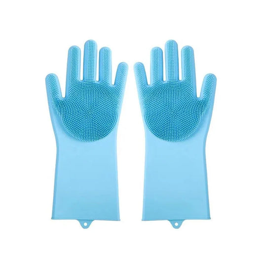 Pet Grooming Cleaning Gloves Dog Massage Cleaning Silicon Hair Removal Glove Dog Cat Bathing Shampoo Glove Pet Supplies ﻿