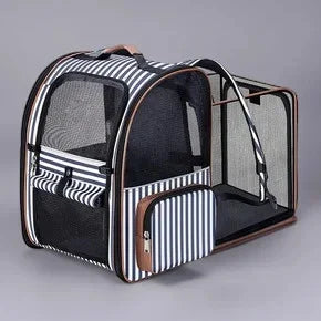 Expandable Pet Carrier Backpack For Small Cats And Dogs Airline Approved Foldable Dog Carrier With Comfortable Inner Padding