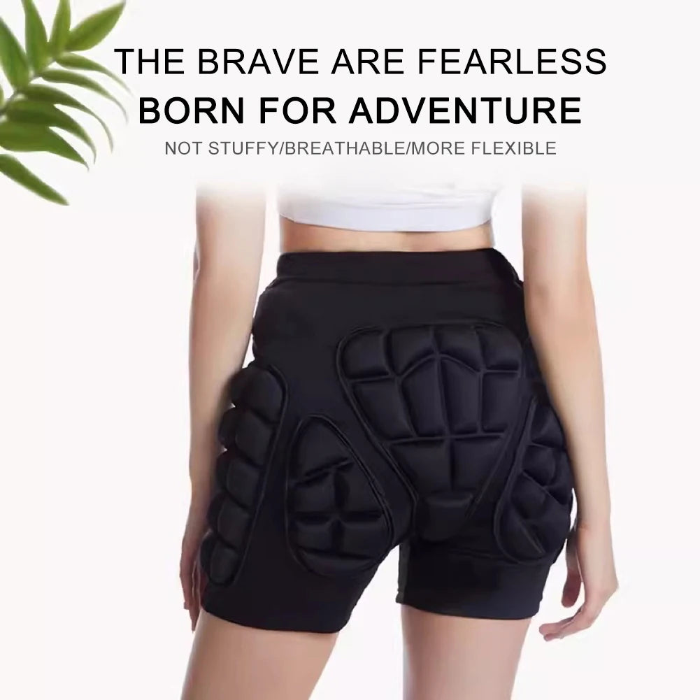3D Ski Hip Protector Pants Breathable Winter Snowboarding Impact Shorts EVA Short Pants Ski Ice Skating Roller Snowboard Gear