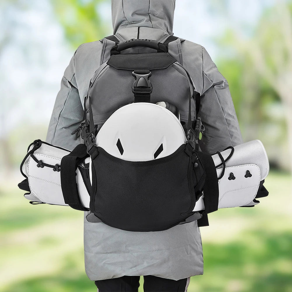 30L Outdoor Skating Backpack Waterproof Ski Boot Helmet Bag Ski Storage Backpack for Ski Boots Helmet Snowboard Protective Gear