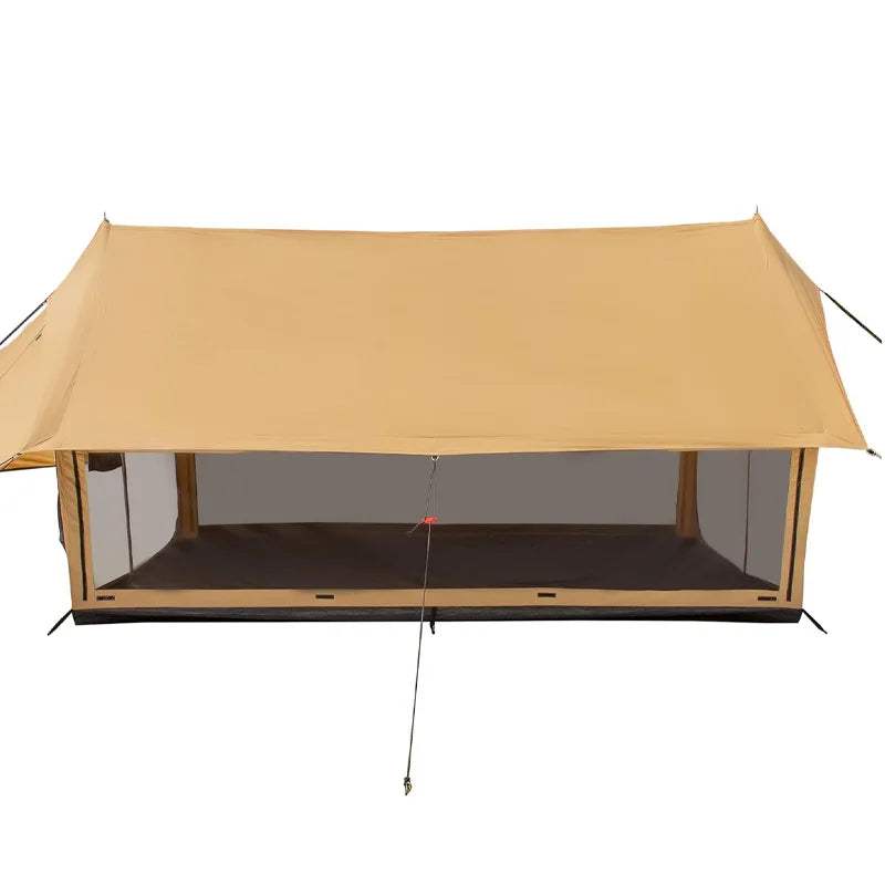 Outdoor Camping Wind And Rain Camp Network Red Character Triangle Four Seasons Warm Waterproof Breathable Tent