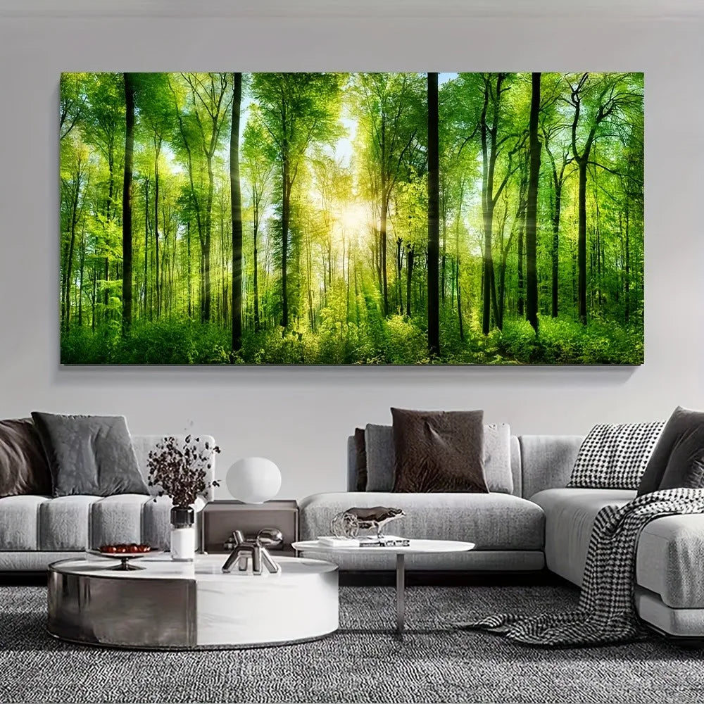 Inspired oil painting art Classic abstract, 1.5 inch thick solid wood pine frame, suitable for interior decoration