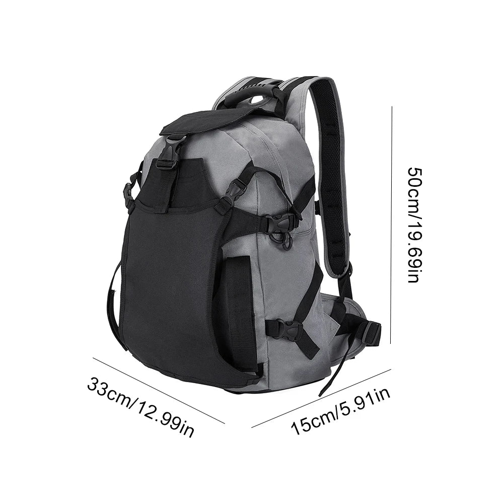 30L Outdoor Skating Backpack Waterproof Ski Boot Helmet Bag Ski Storage Backpack for Ski Boots Helmet Snowboard Protective Gear