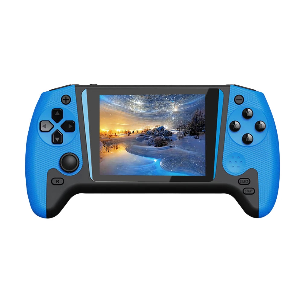 Gaming Console 3.5inch LCD Screen Built-in 500 Games Nostalgic Game Console TV Connect 1200mAh for Kids Adults for Single Player