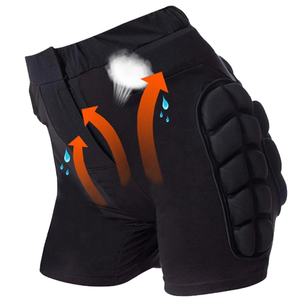 3D Ski Hip Protector Pants Breathable Winter Snowboarding Impact Shorts EVA Short Pants Ski Ice Skating Roller Snowboard Gear