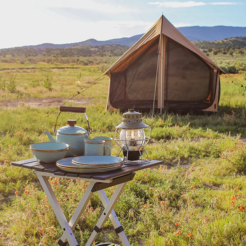 Outdoor Camping Wind And Rain Camp Network Red Character Triangle Four Seasons Warm Waterproof Breathable Tent