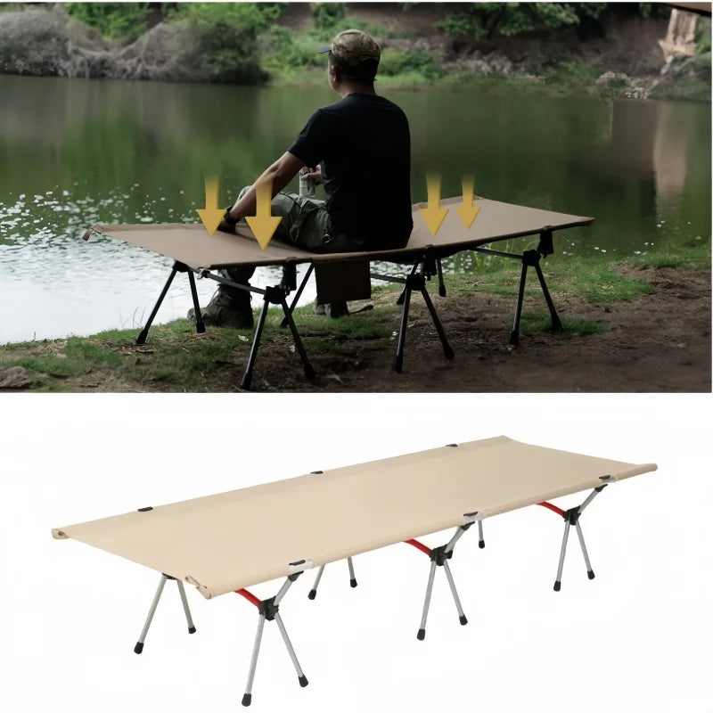 Outdoor Camping Ultralight  Field Bed Portable Aluminum Alloy Folding Bed For Adults & Kids Camping Travel RV Hiking Backpack