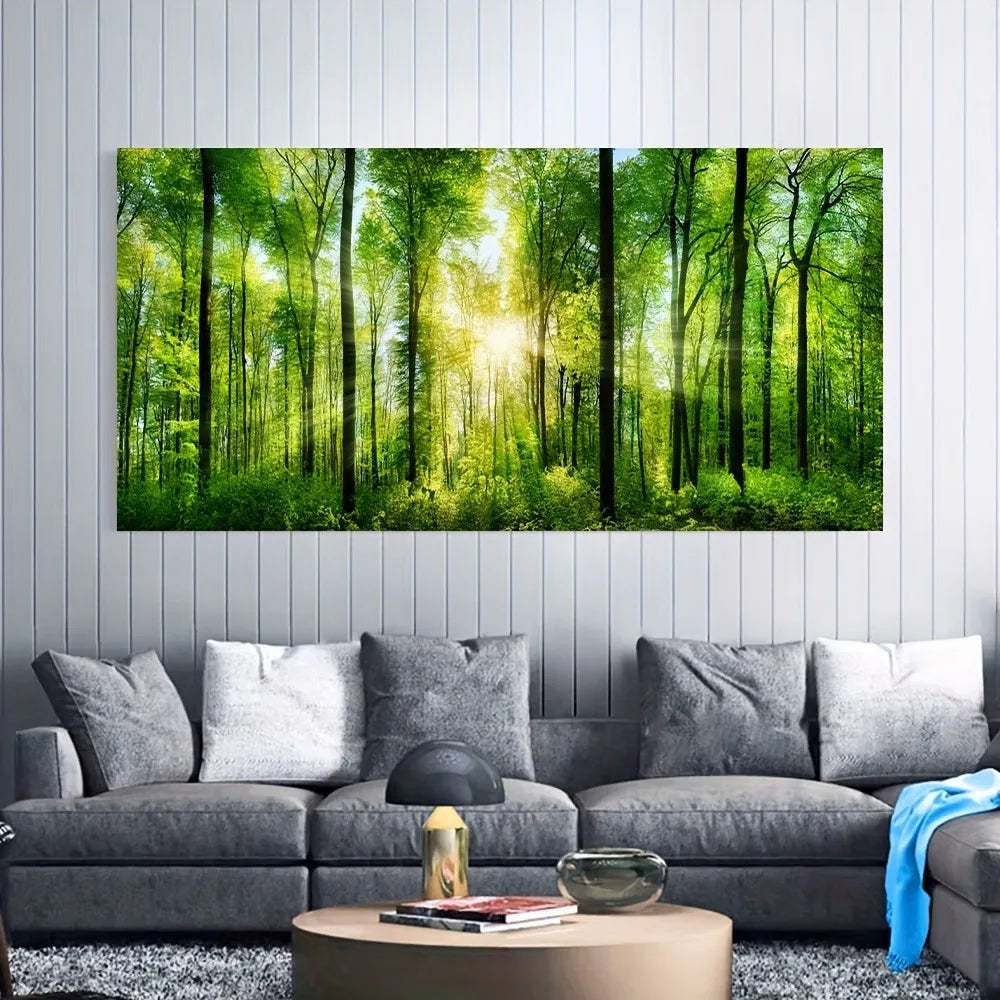 Inspired oil painting art Classic abstract, 1.5 inch thick solid wood pine frame, suitable for interior decoration