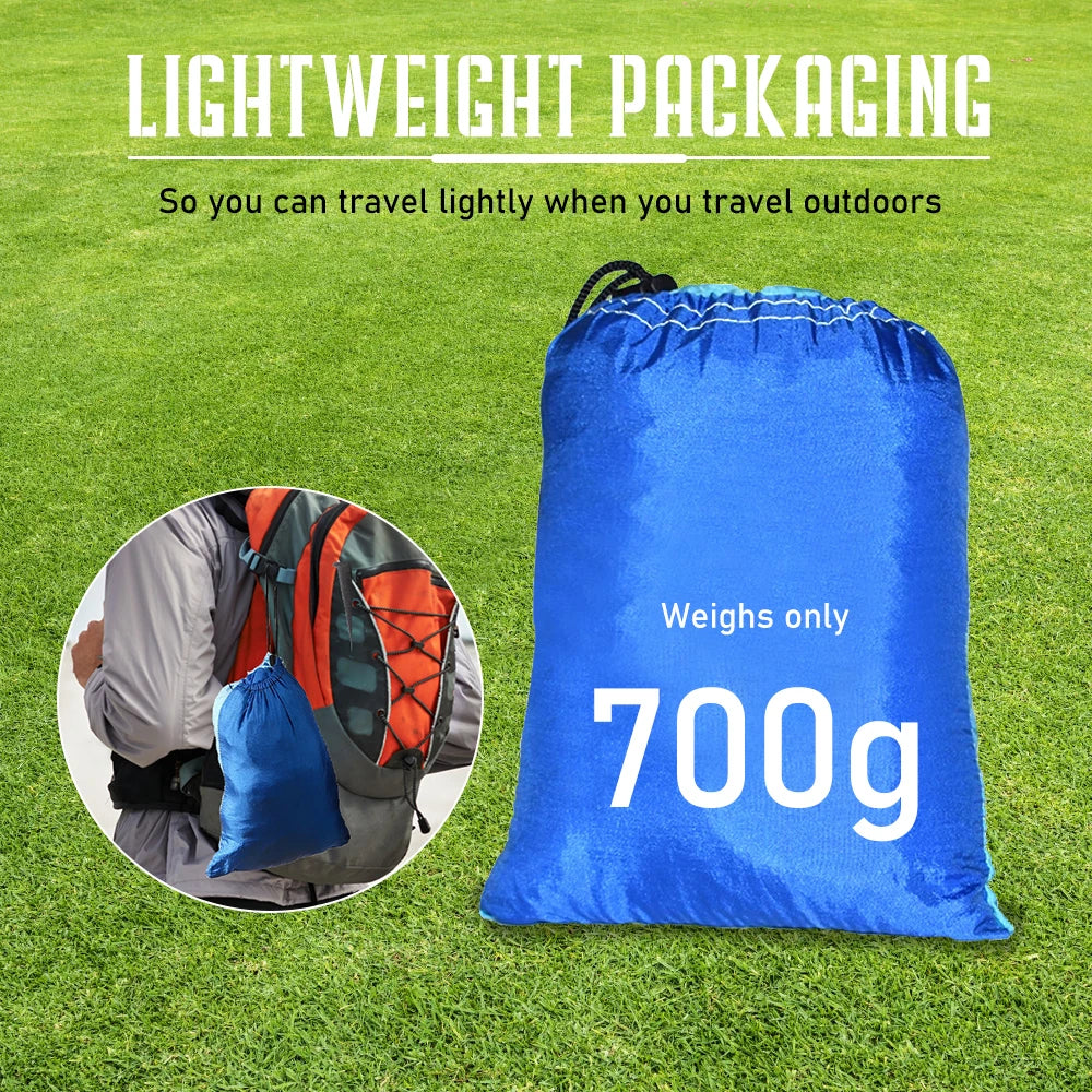 Camping Hammock with Mosquito Net Hanging Sleeping Tent Portable Hammock  260*140cm Outdoor Travel Tourist Nature Hike