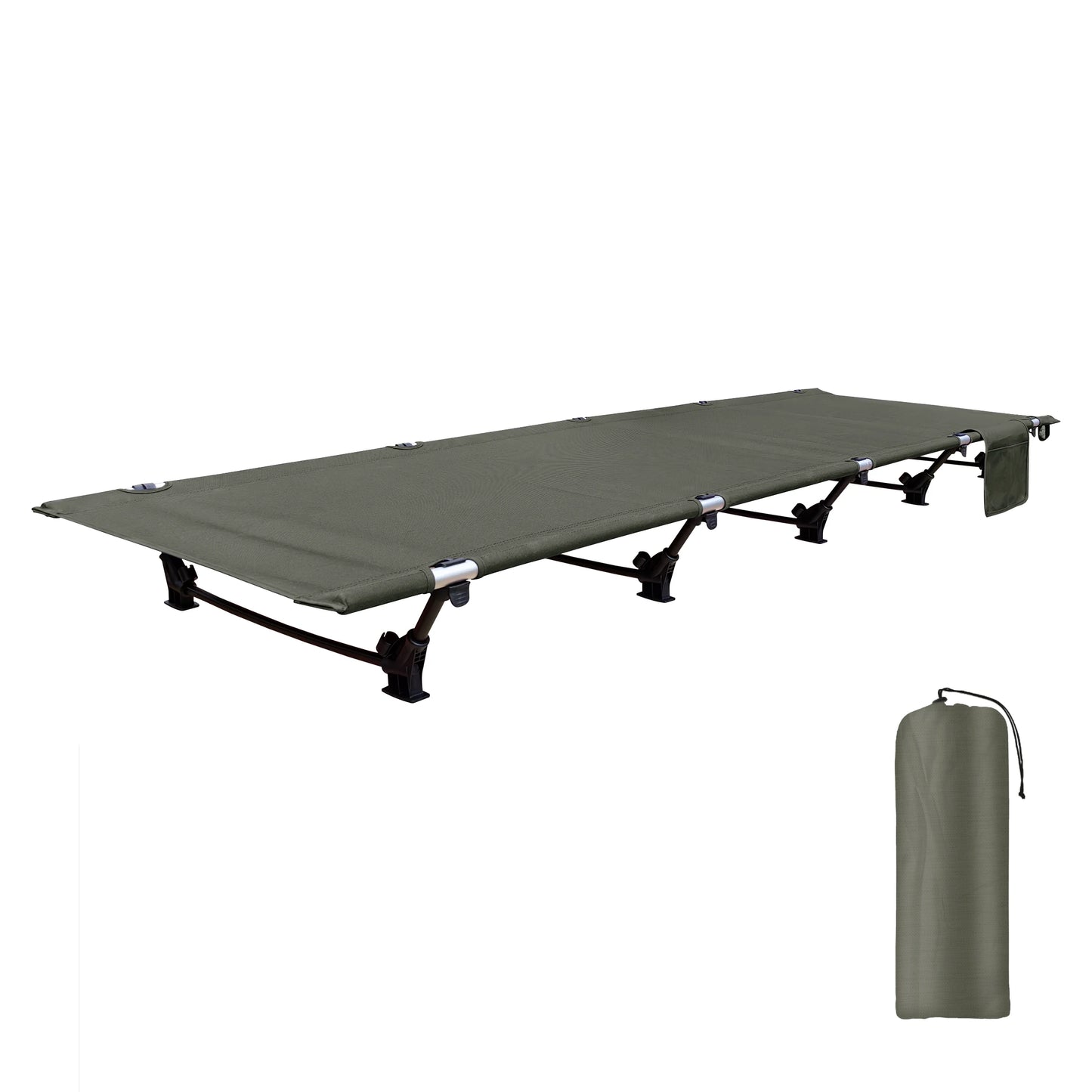 Camping Cot Portable Folding Bed Outdoor Ultralight Compact Tent Bed for Camping Travel Backpacking Hiking Sleeping Cot