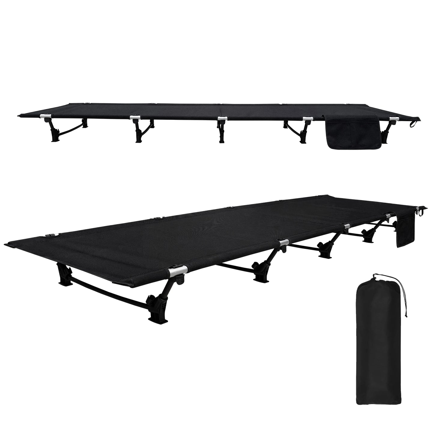 Camping Cot Portable Folding Bed Outdoor Ultralight Compact Tent Bed for Camping Travel Backpacking Hiking Sleeping Cot