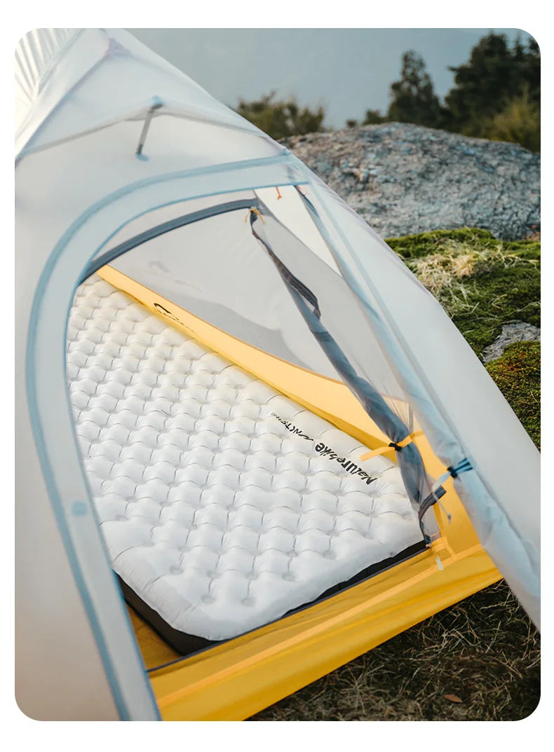 Naturehike R6.5 Air Mattress 10cm Thickened Ultralight Sleeping Pad for Camping Hiking Warm Portable Outdoor Inflatable Mattress