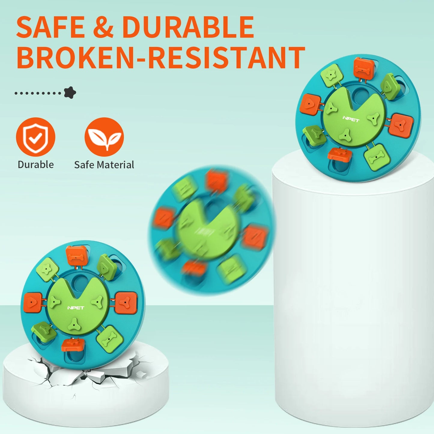 NPET Dog Puzzle Toy Slow Feeder For IQ Training & Mental Enrichment